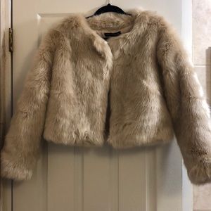 Faux fur coat